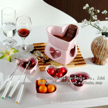 Bakeware heart shape furnace for chocolate QF-029